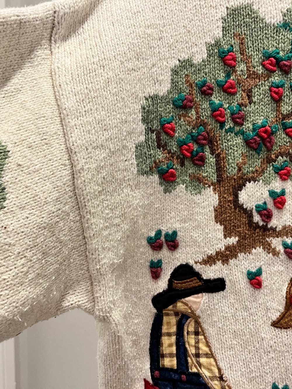 Apple Harvest cardigan sweater - Vintage - Picture 3 of 6